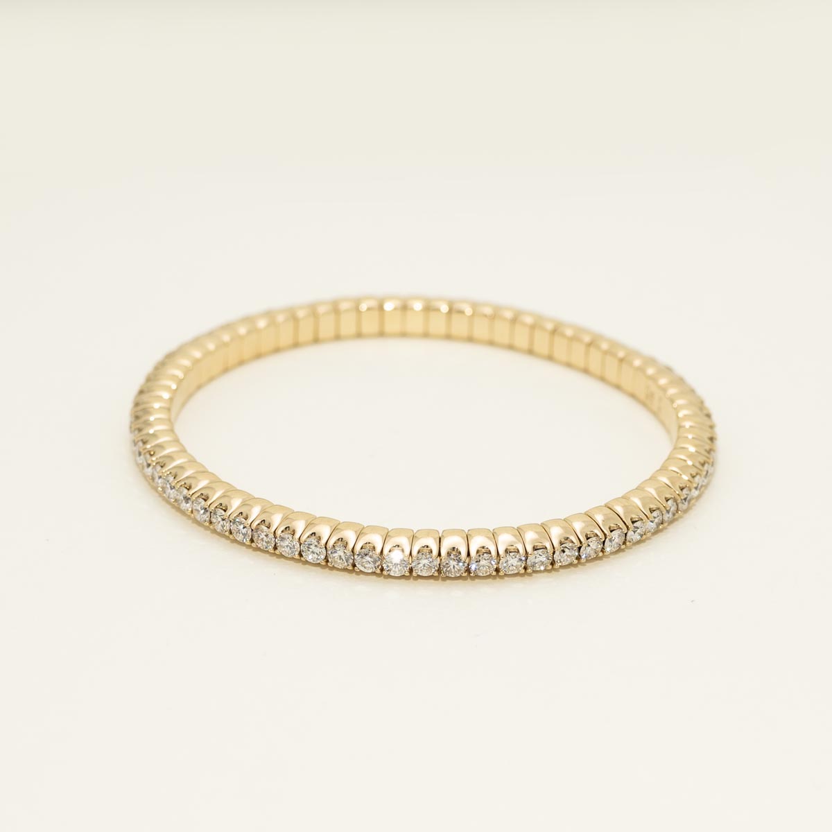 Diamond Flexible Bracelet in 14kt Yellow Gold (5ct tw)