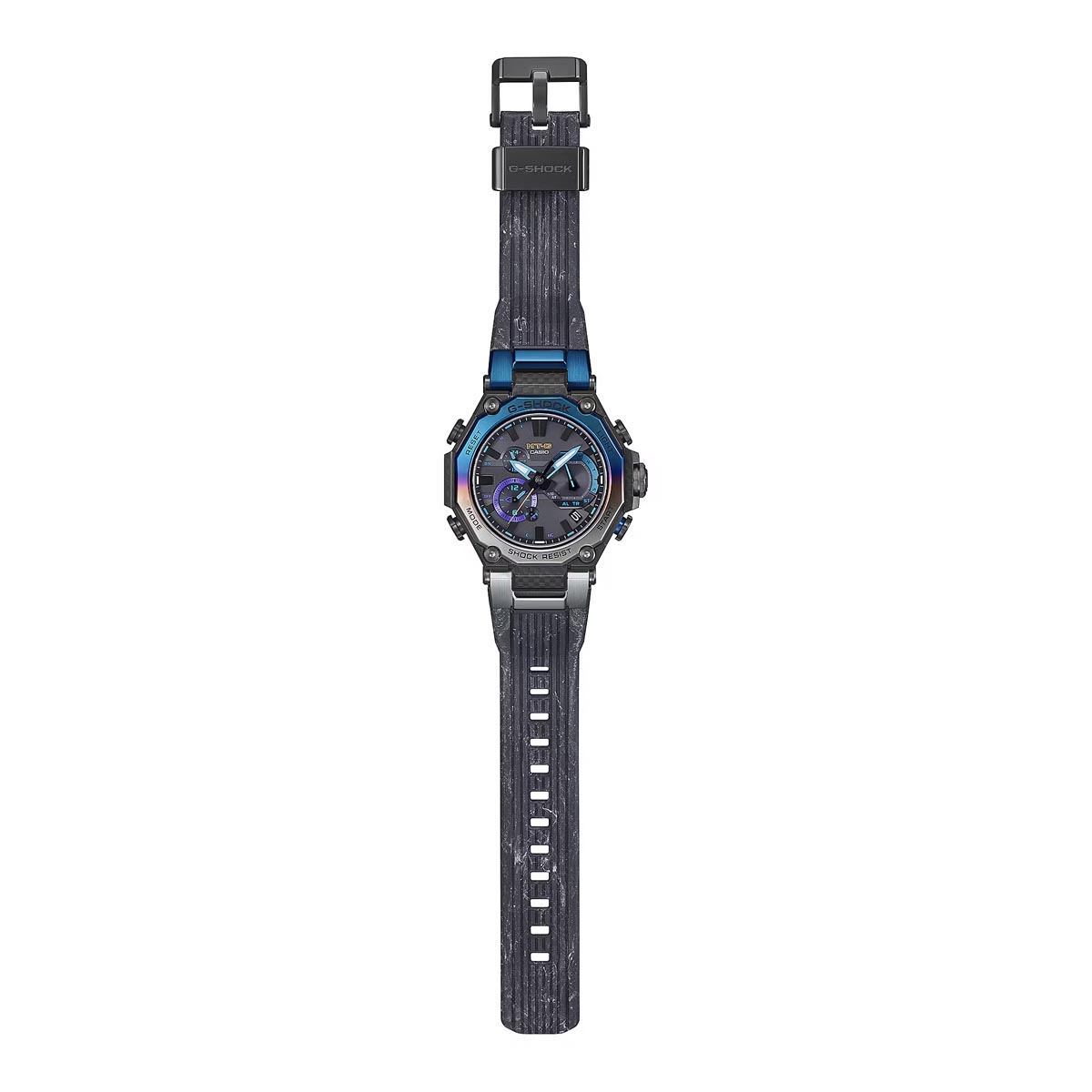 G-Shock Limited Edition MT-G Storm Chaser Men's Watch with Black Dial and Multicolor Carbon Frame (solar movement)