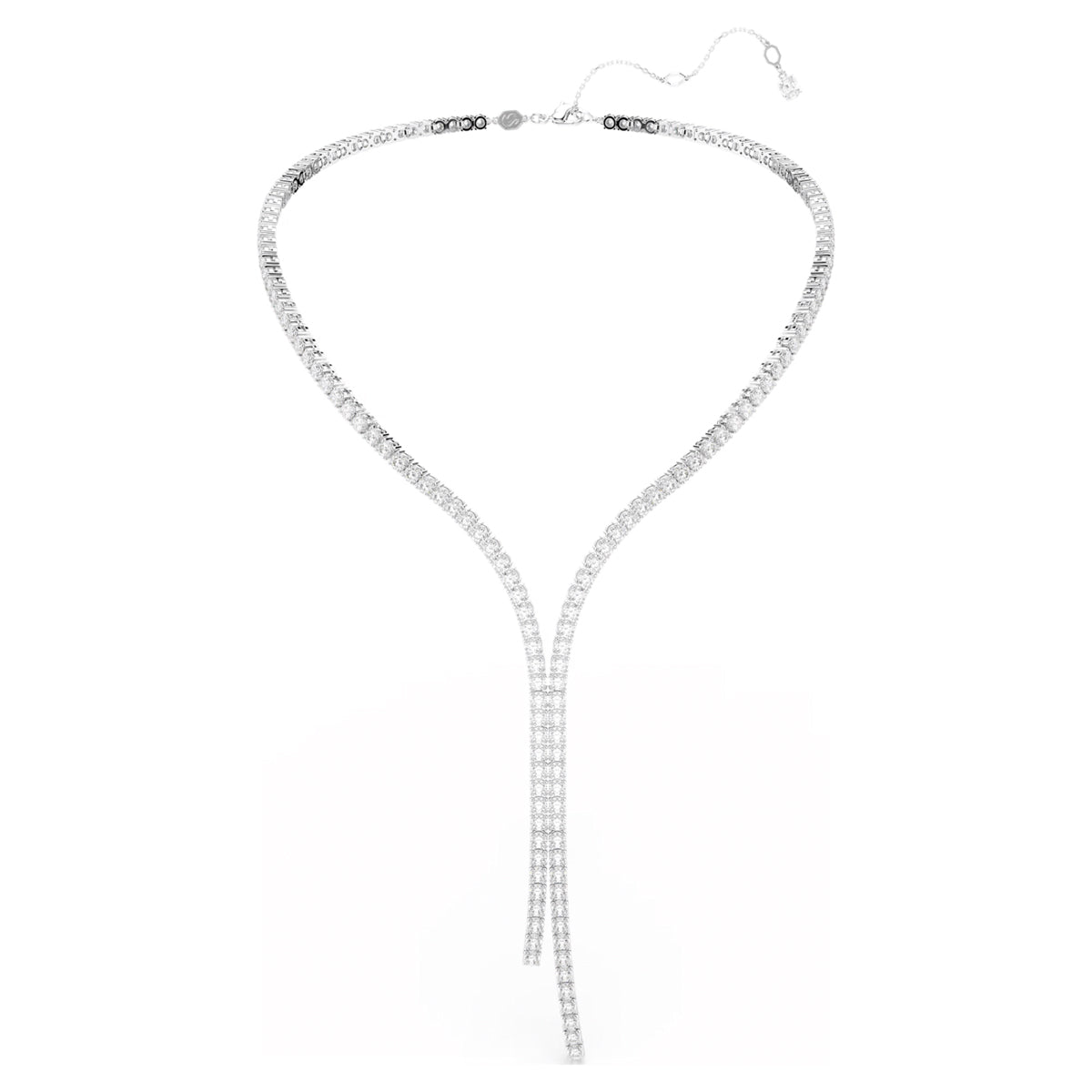 Swarovski Matrix Y Crystal Tennis Necklace