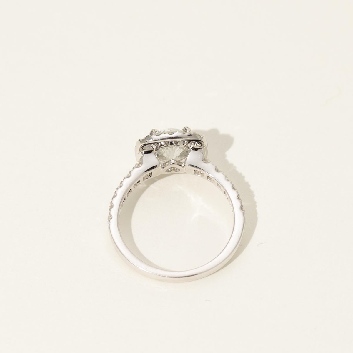 Diamond Halo Engagement Ring in 18kt White Gold (2 1/3ct tw)