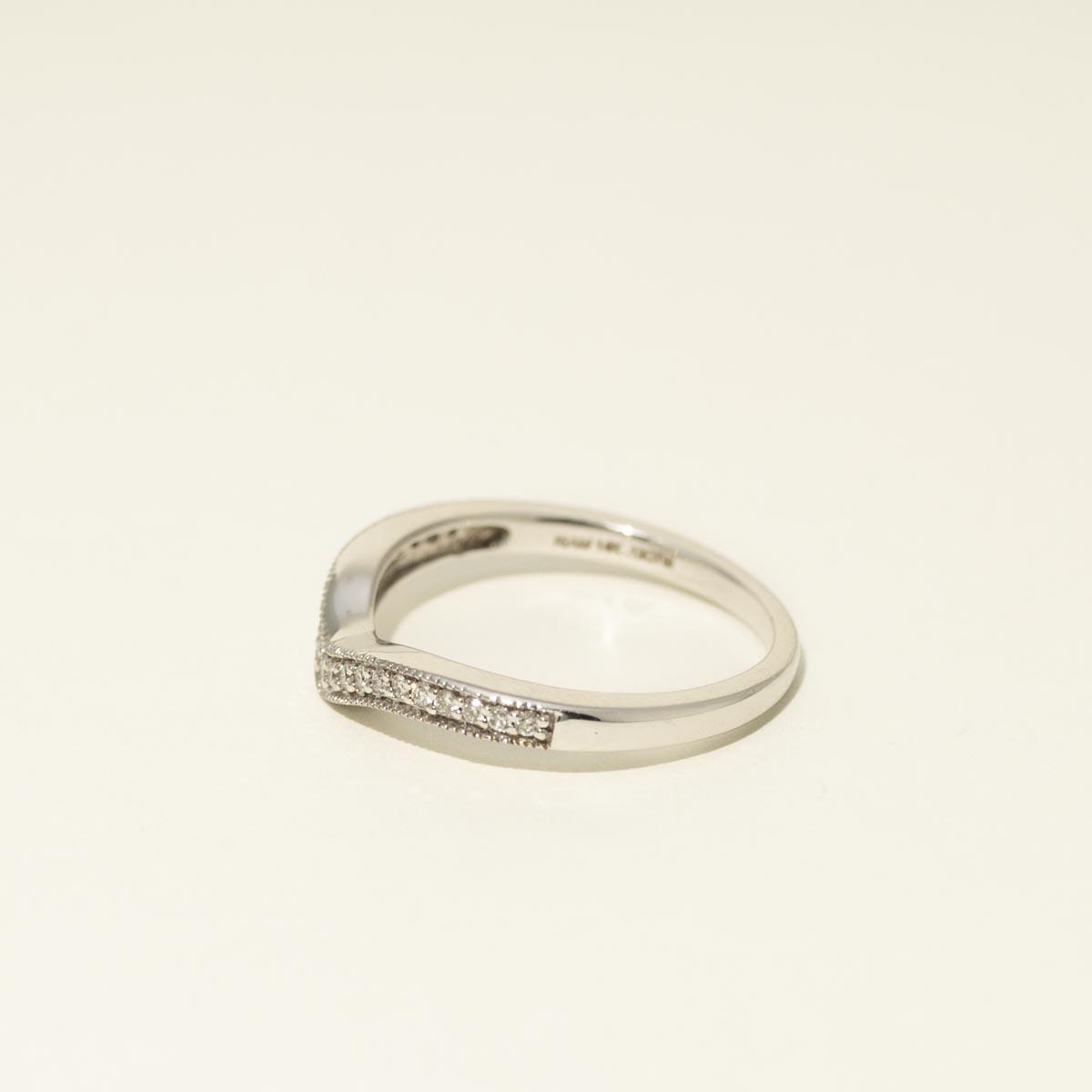 Diamond Band in 14kt White Gold (1/10ct tw)